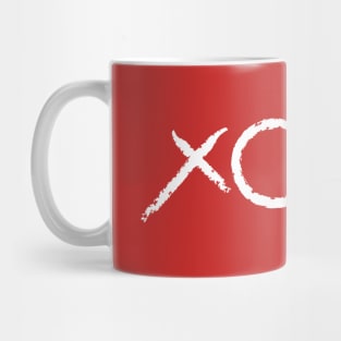 XOXO: Hugs and Kisses in White Mug